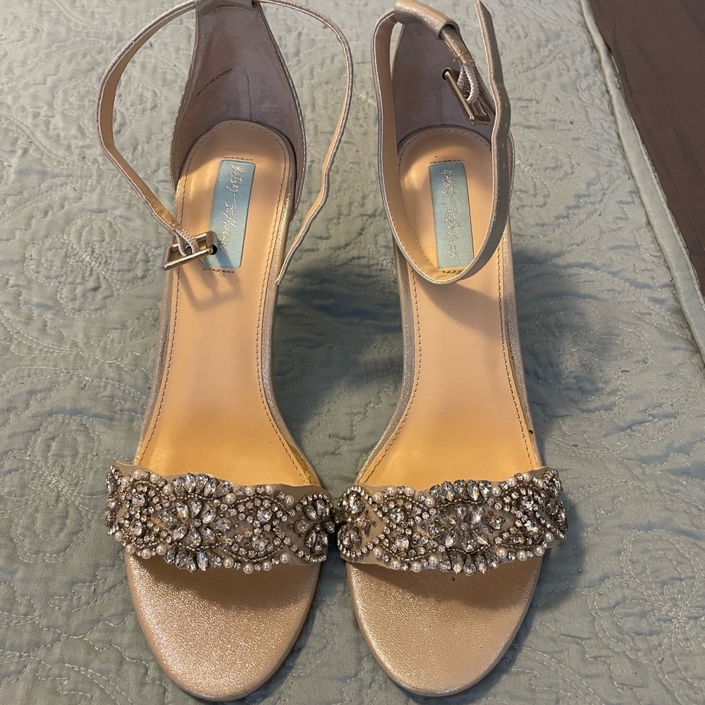 Silver heels